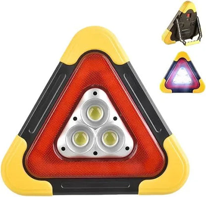 Warndreieck und Leuchte 3-in-1 Solar-Notfallwarnleuchte